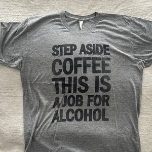 American Apparel Gray Graphic Tee